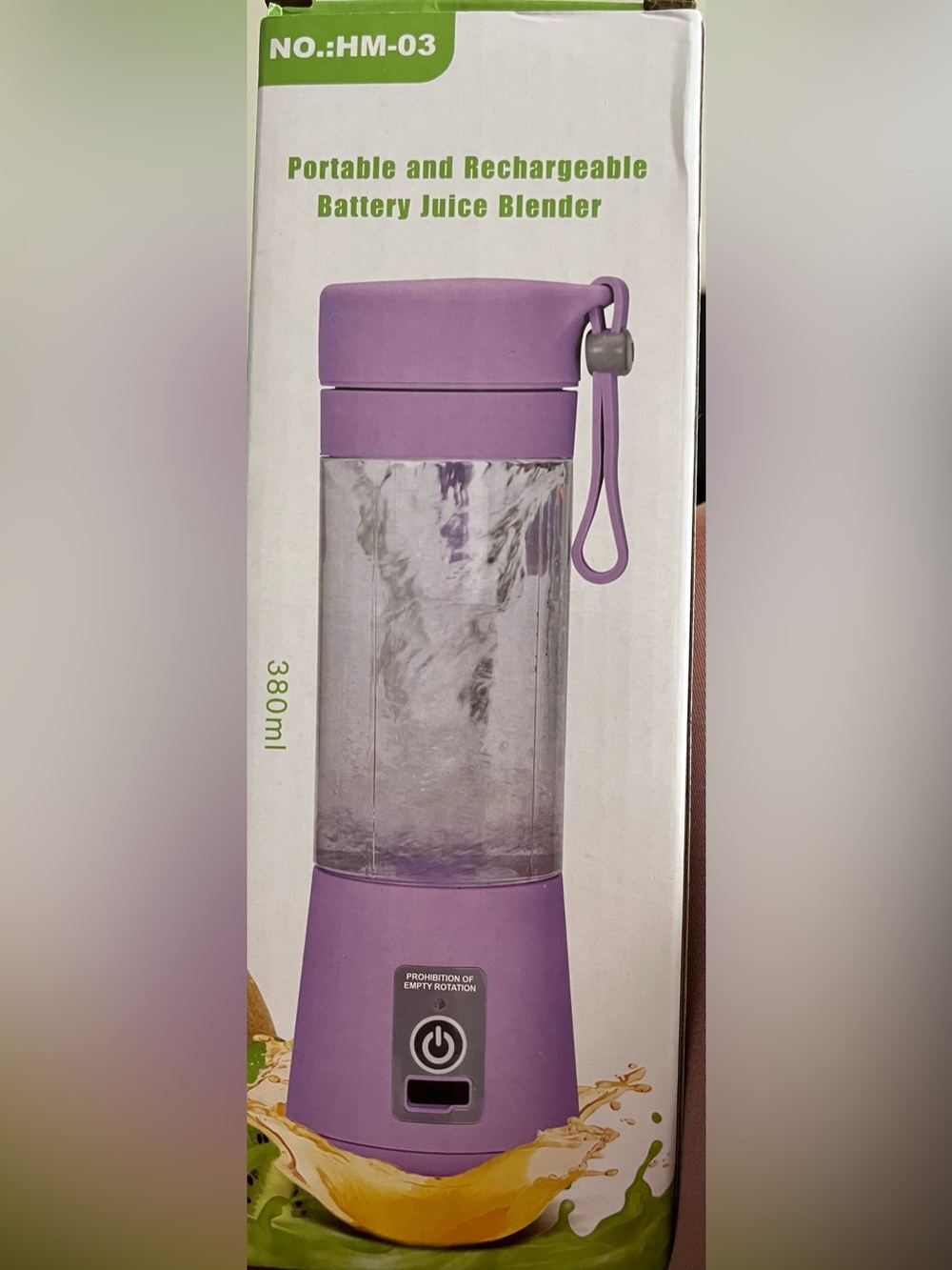 Portable Rechargeable Juice Blender - Purple NWOT